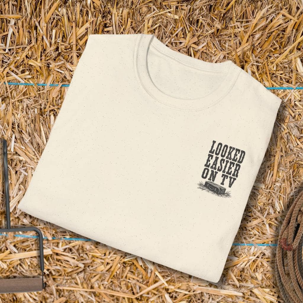 Printify T-Shirt Easier On Tv Tee