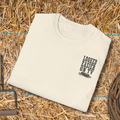 Printify T-Shirt Easier On Tv Tee
