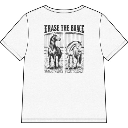Printify T-Shirt Erase Heather V-Neck Tee