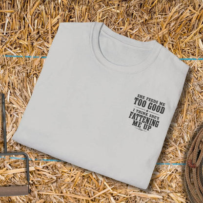 Printify T-Shirt Fattening Me Up Tee