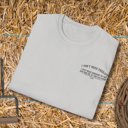 Printify T-Shirt Gas Station Therapy Tee