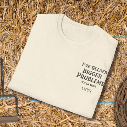 Printify T-Shirt Gelded Problems Tee