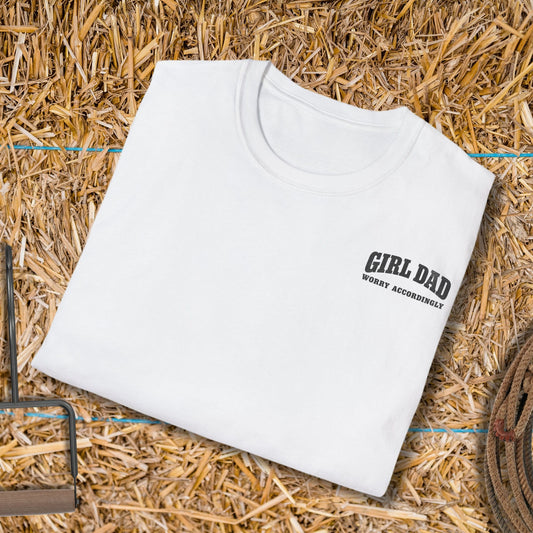 Printify T-Shirt Girl Dad Tee