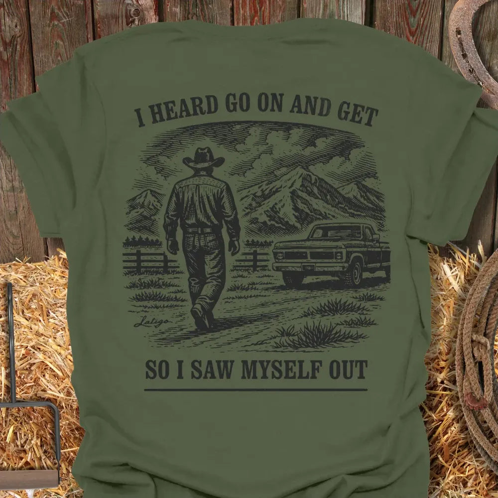 Printify T-Shirt Go On Get Tee