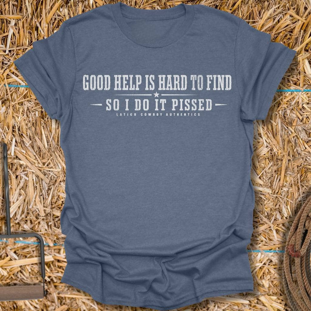 Printify T-Shirt Heather Indigo / S Do It Pissed Tee