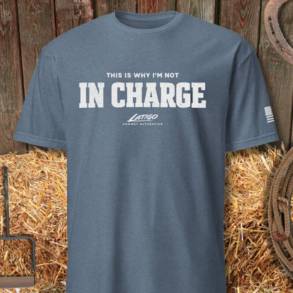 Printify T-Shirt Heather Indigo / S In Charge