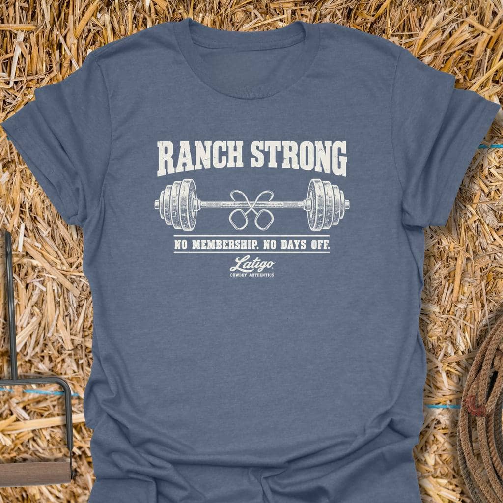 Printify T-Shirt Heather Indigo / S Ranch Strong Tee