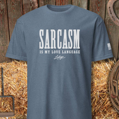 Printify T-Shirt Heather Indigo / S Sarcasm Tee