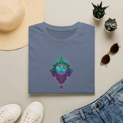 Printify T-Shirt Heather Indigo / S Spirit in Bloom Tee