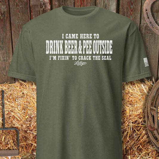 Printify T-Shirt Heather Military Green / S Fixin To Tee