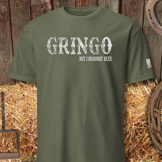 Printify T-Shirt Heather Military Green / S Gringo Tee