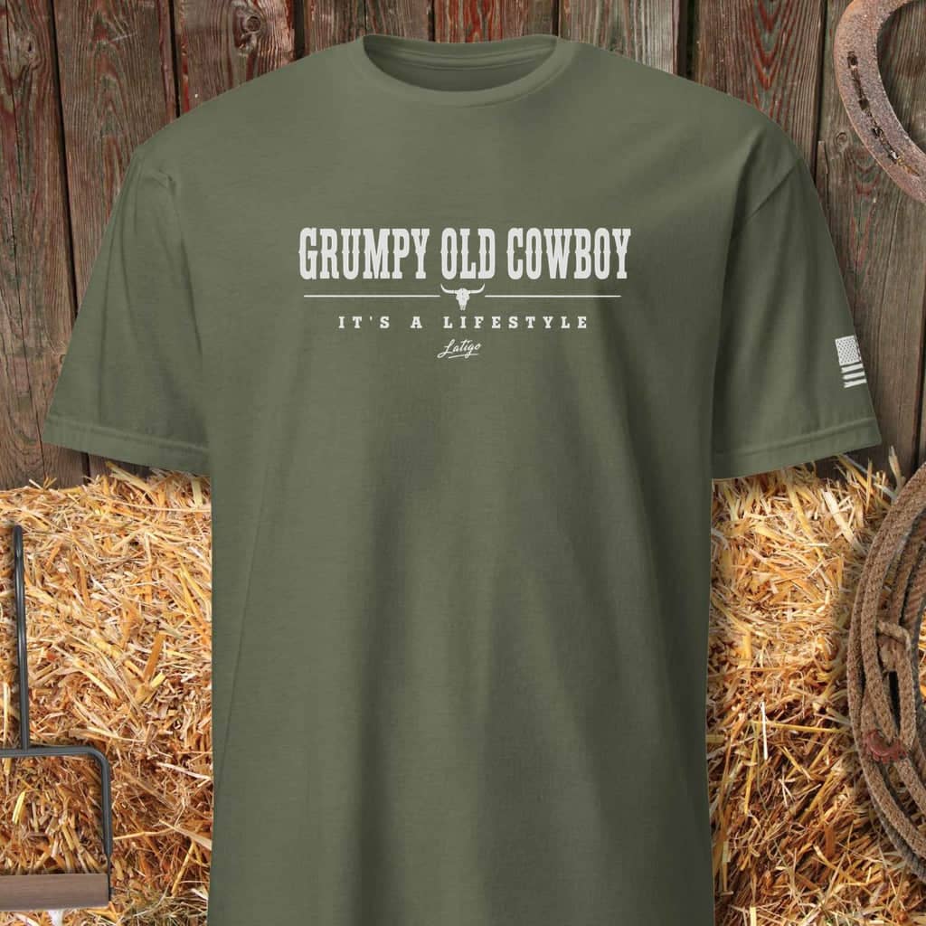 Printify T-Shirt Heather Military Green / S Grumpy Tee