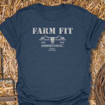 Printify T-Shirt Heather Navy / S Farm Fit Tee