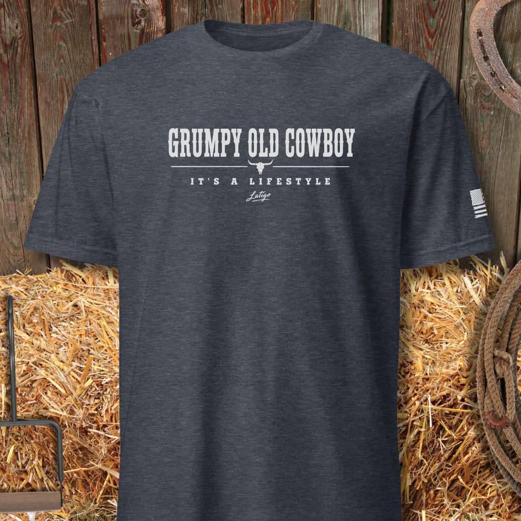 Printify T-Shirt Heather Navy / S Grumpy Tee