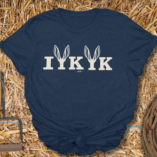 Printify T-Shirt Heather Navy / S If You Know Mules Tee