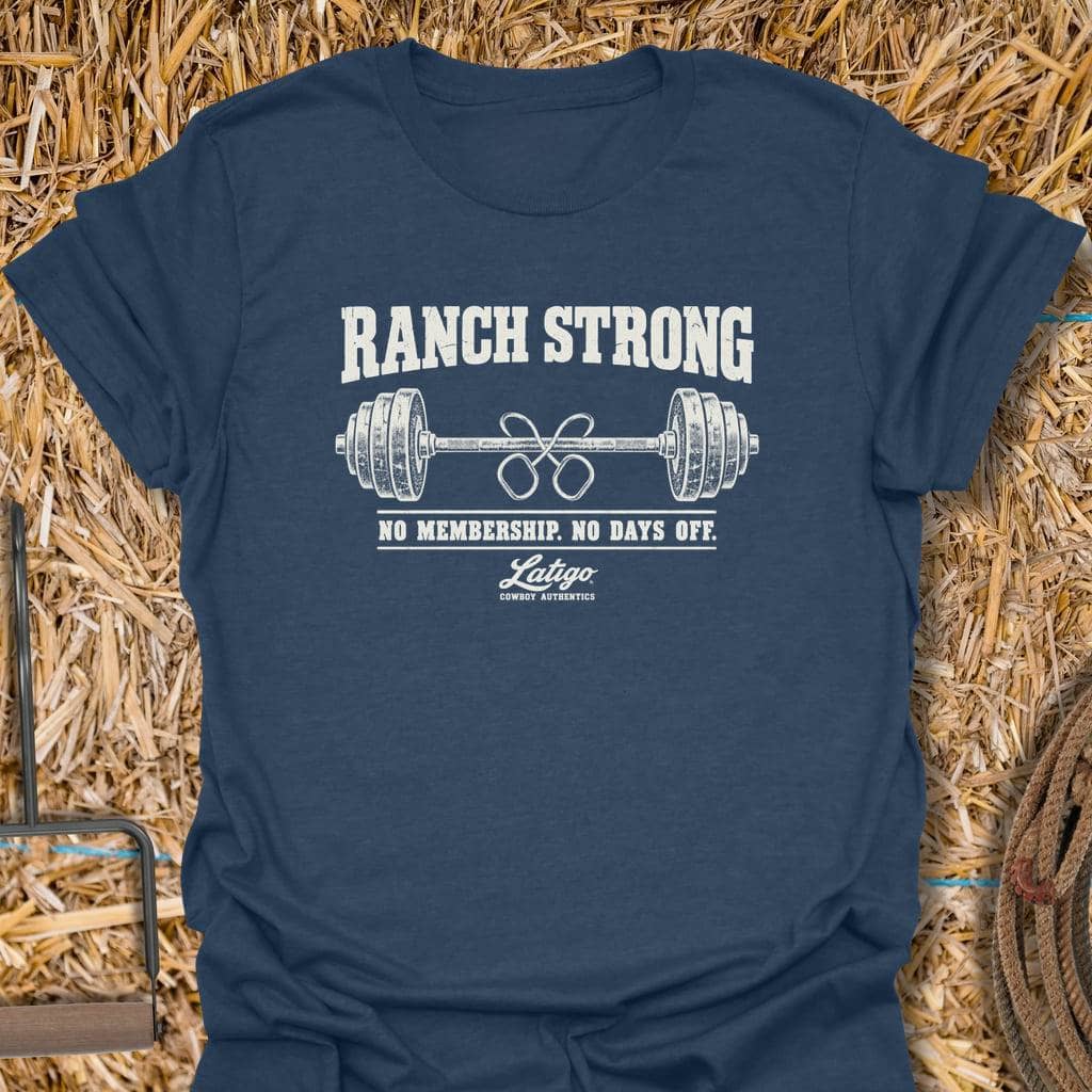 Printify T-Shirt Heather Navy / S Ranch Strong Tee