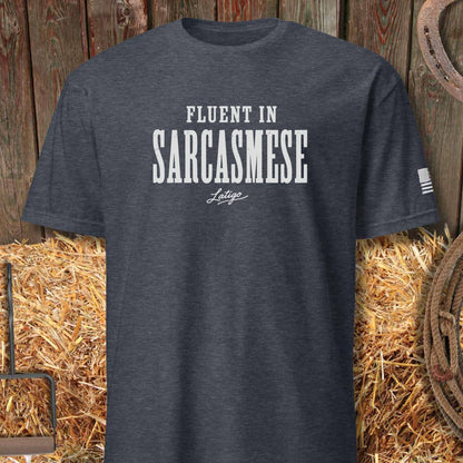 Printify T-Shirt Heather Navy / S Sarcasmese Tee