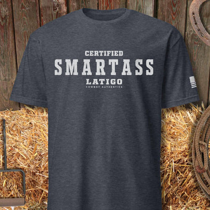 Printify T-Shirt Heather Navy / S Smart Ass Tee