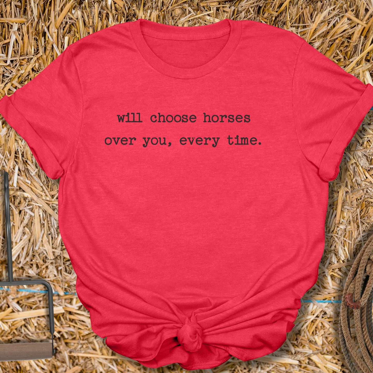Printify T-Shirt Heather Red / S Choose Tee