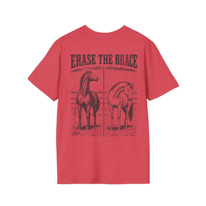 Printify T-Shirt Heather Red / S Erase Tee