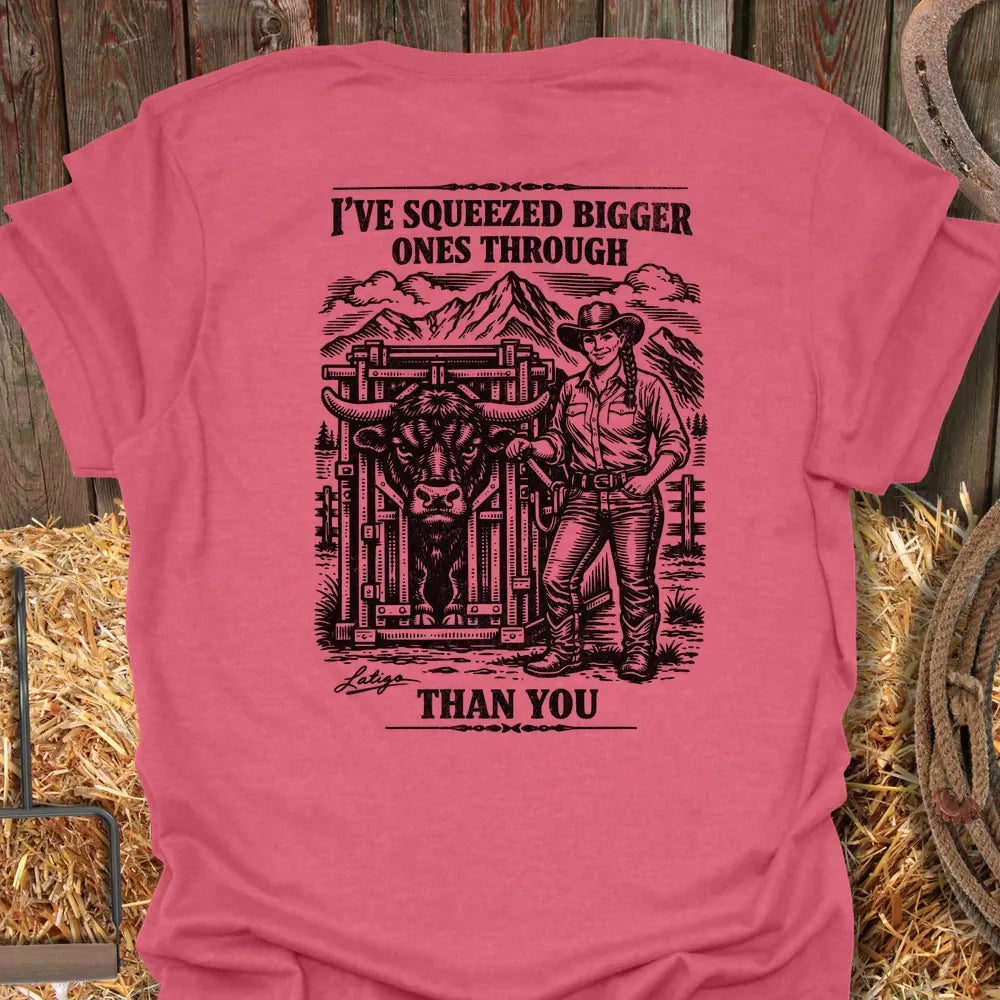 Printify T-Shirt Heather Red / S I’ve Squeezed Bigger Ones Tee