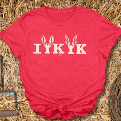 Printify T-Shirt Heather Red / S If You Know Mules Tee