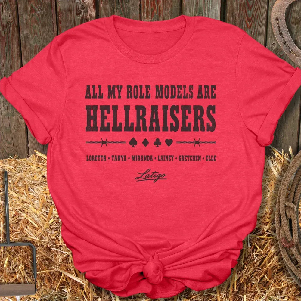 Printify T-Shirt Heather Red / S Lady Role Models Tee