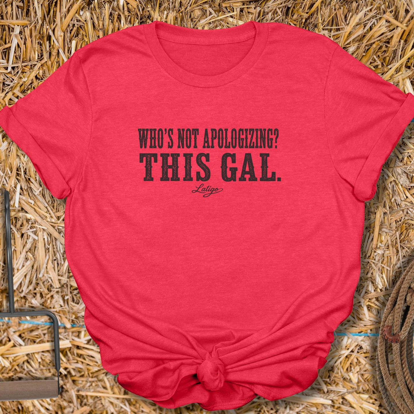 Printify T-Shirt Heather Red / S This Gal Tee