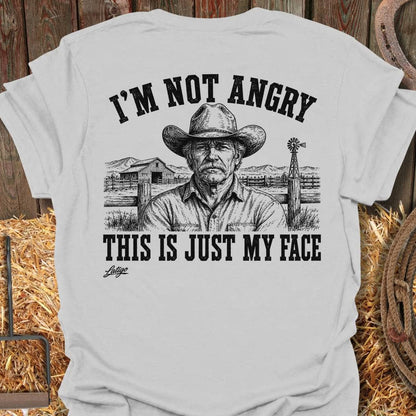 Printify T-Shirt Ice Grey / 4XL Just My Face Big Country Tee
