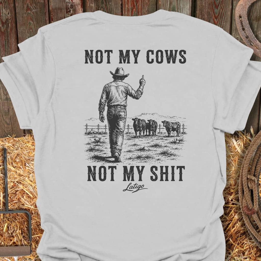 Printify T-Shirt Ice Grey / 4XL My Cows Big Country Tee
