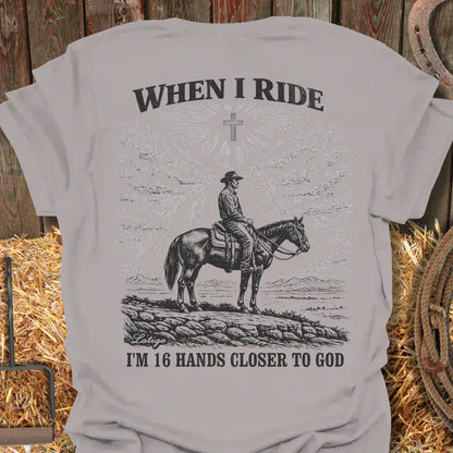 Printify T-Shirt Ice Grey / S 16 Hands Cowboy Tee