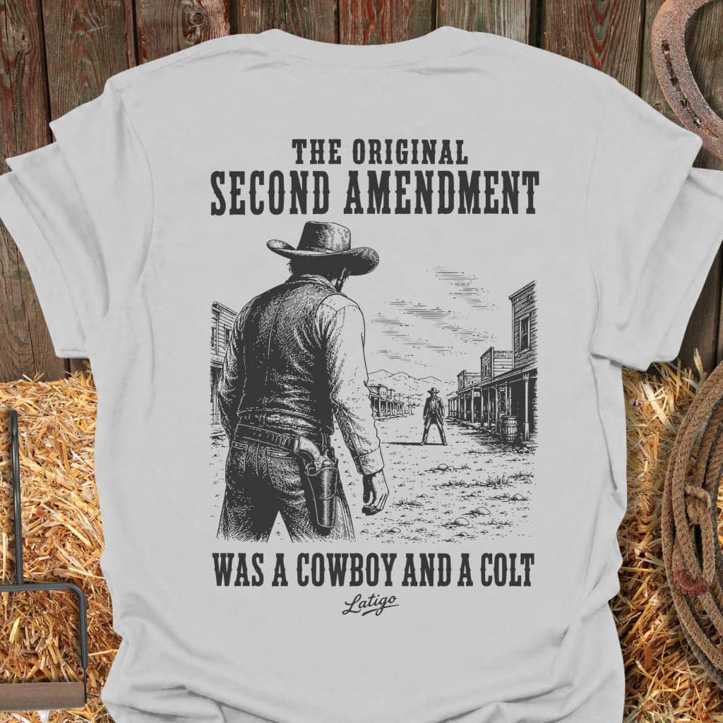 Printify T-Shirt Ice Grey / S 2nd Amendment Tee