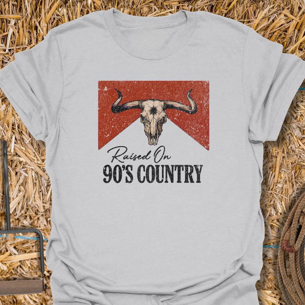 Printify T-Shirt Ice Grey / S 90'S Country Tee