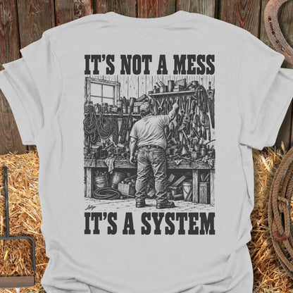 Printify T-Shirt Ice Grey / S A System Tee