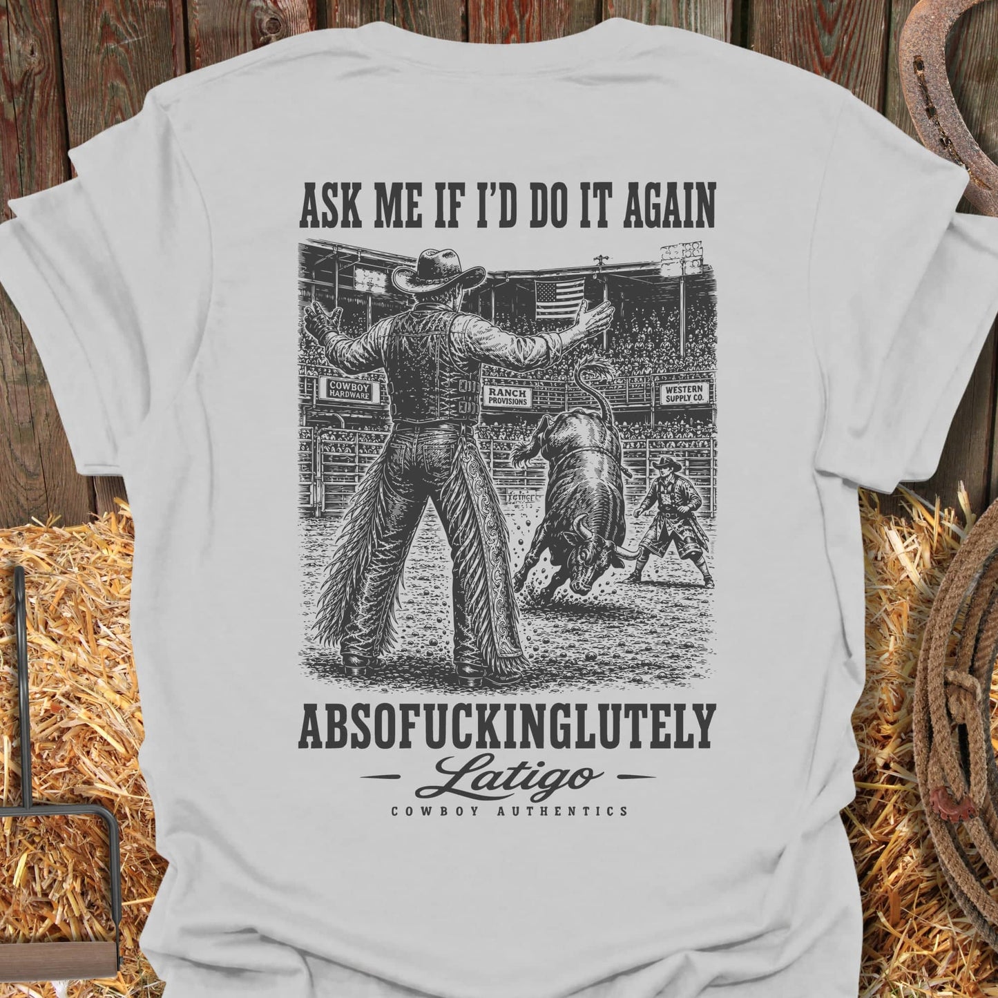 Printify T-Shirt Ice Grey / S Absolutely Tee
