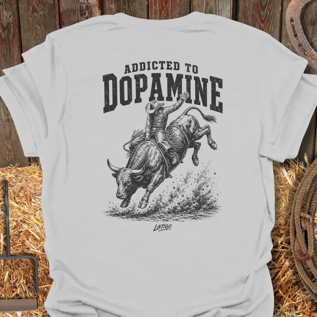 Printify T-Shirt Ice Grey / S Addicted Tee