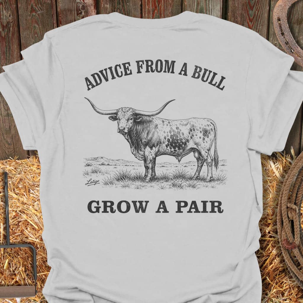 Printify T-Shirt Ice Grey / S Advice Tee
