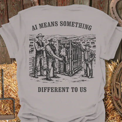 Printify T-Shirt Ice Grey / S AI Tee