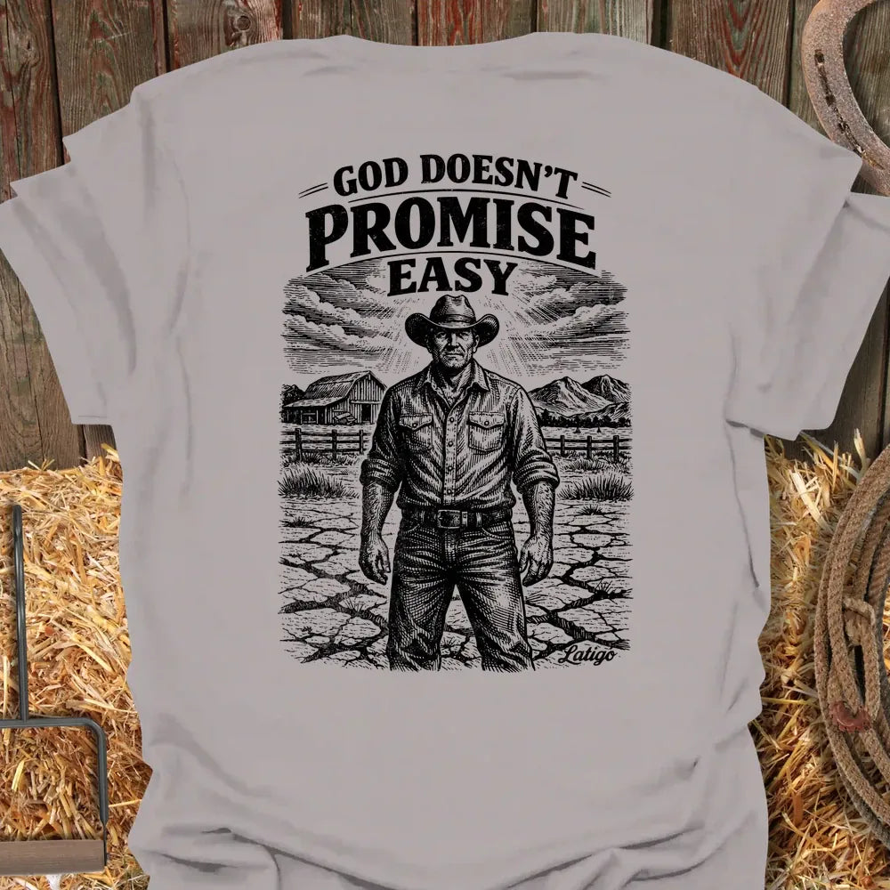 Printify T-Shirt Ice Grey / S Ain't Easy Tee