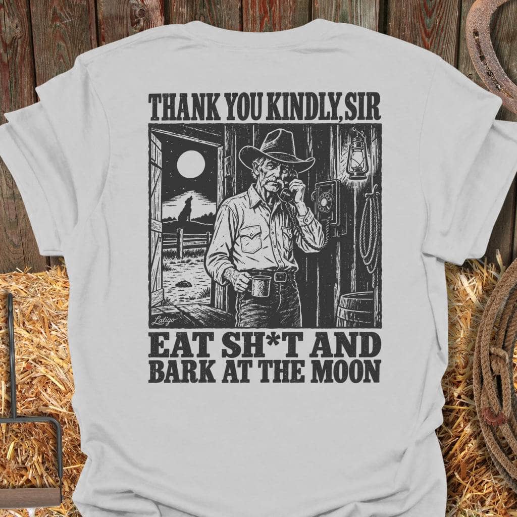 Printify T-Shirt Ice Grey / S Bark At The Moon Tee