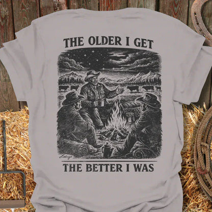 Printify T-Shirt Ice Grey / S Better I Was Tee