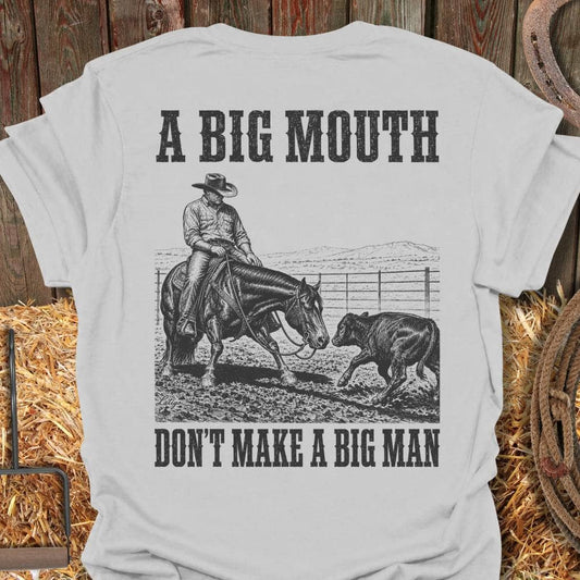 Printify T-Shirt Ice Grey / S Big Mouth Tee