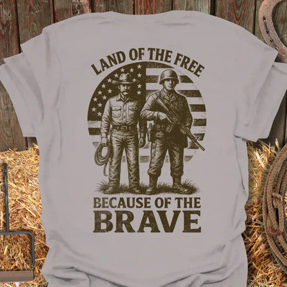 Printify T-Shirt Ice Grey / S Brave Tee