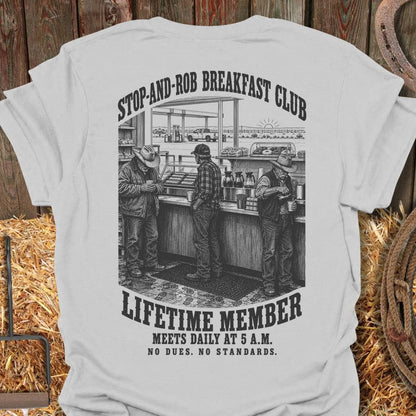 Printify T-Shirt Ice Grey / S Breakfast Club Tee