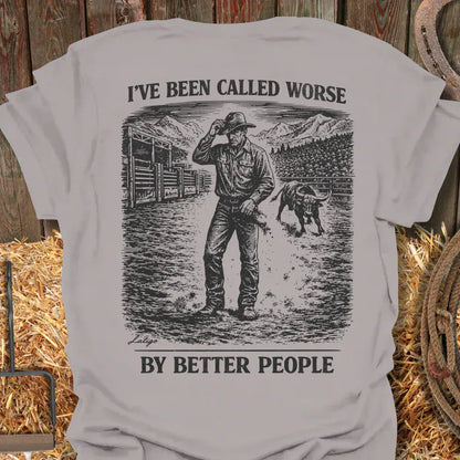 Printify T-Shirt Ice Grey / S Called Worse Tee