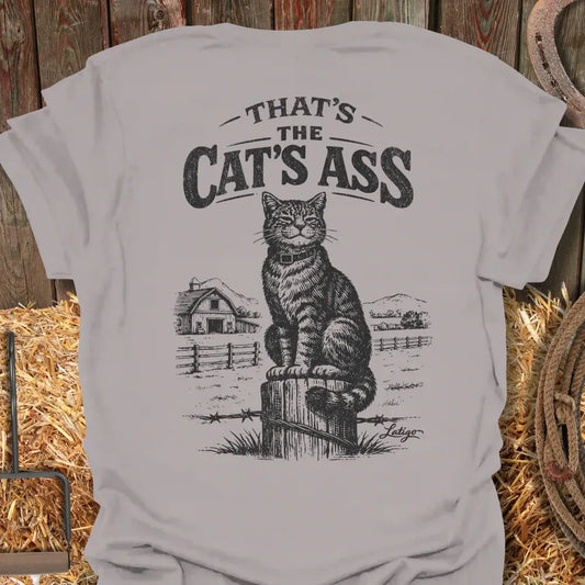 Printify T-Shirt Ice Grey / S Cats Ass Tee