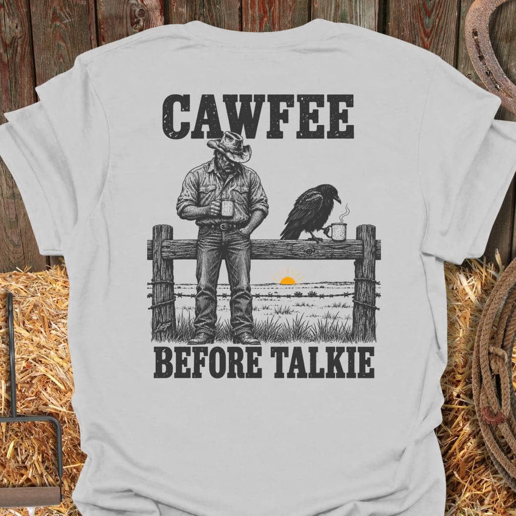 Printify T-Shirt Ice Grey / S Cawfee Tee