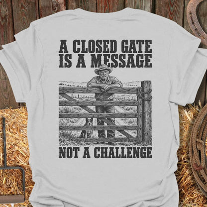 Printify T-Shirt Ice Grey / S Closed Gate Tee