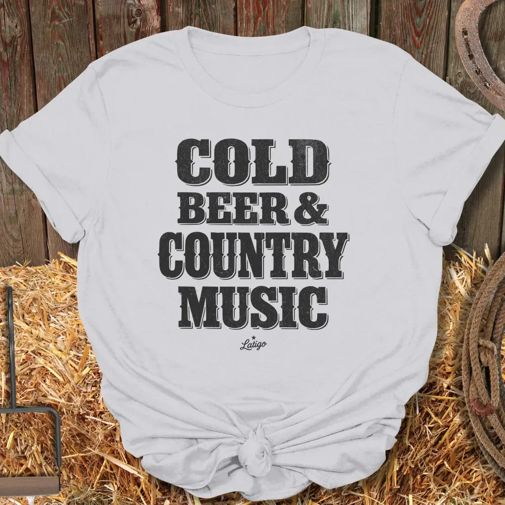 Printify T-Shirt Ice Grey / S Cold Beer Tee