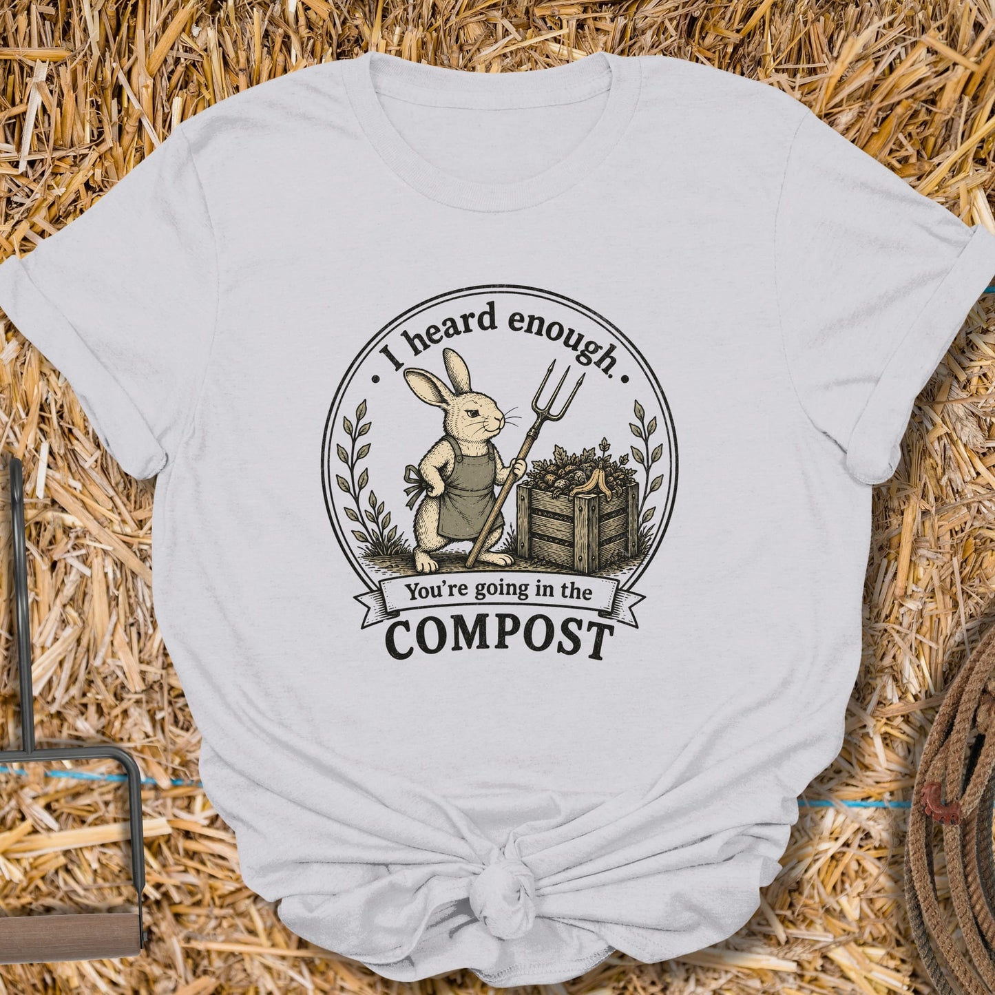 Printify T-Shirt Ice Grey / S Compost Tee